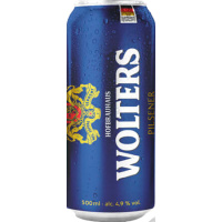 Пиво Волтерс Пилснер светл пастер фильтр 4,9% 0,5л ж/б Германия