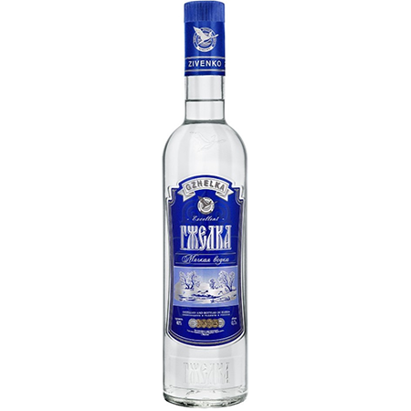 Водка Гжелка мягкая 40% 0,5л