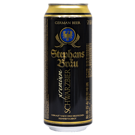 Пиво Штефанс Брау Шварцбир тёмное фильтр 4,8% 0,5л ж/б Германия