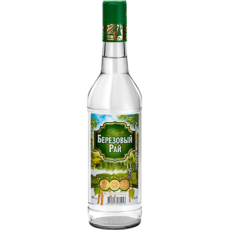 Водка Березовый Рай 40% 0,5л Россия