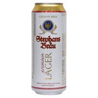 Пиво Штефанс Брау Лагер св фильтр 5% 0,5л ж/б Германия