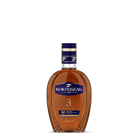 Коньяк Коктебель 3 года 40% 0,25л Россия
