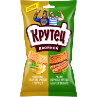 Гренки Двойной Крутец Горчица/баварские колбаски 100г Гренки Двойной Крутец Горчица/баварские колбаски 100г