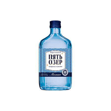 Водка особая Пять Озер Мягкая 38% 0,1л Россия