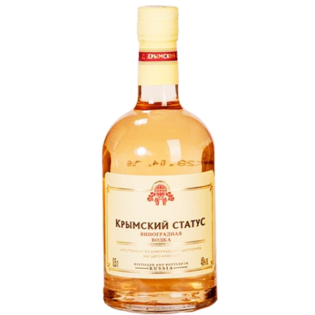 Водка виноградная Крымский Статус 40% 0,5л Россия