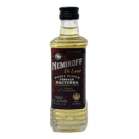 Настойка горькая Немирофф Де Люкс Медовая с Перцем 40% 0,1л Россия