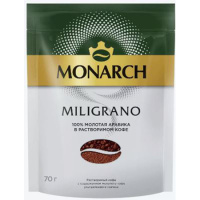 Кофе Якобс Монарх Милликано 70г пакет