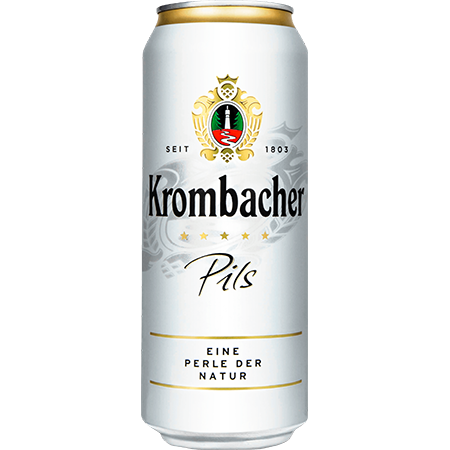 Пиво Кромбахер Пильс светл 4,8% 0,5л ж/б Германия
