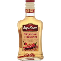 Настойка горькая Бульбашъ Медовая с перцем 37% 0,2л Беларусь