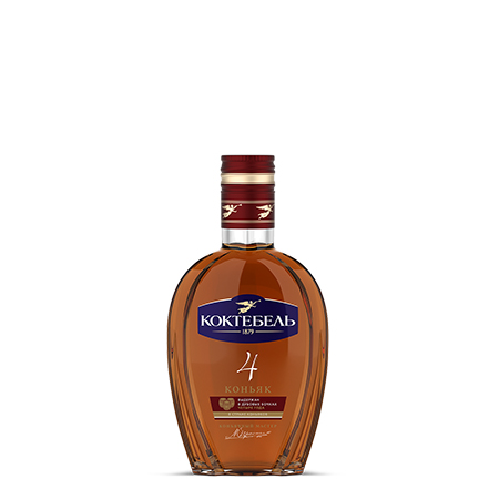 Коньяк Коктебель 4 года 40% 0,25л Россия