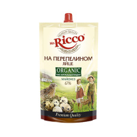 Майонез Мистер Рикко Органик Перепелиное Яйцо 67% 220мл