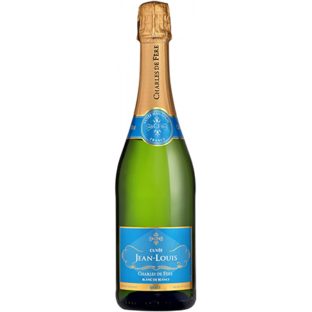 Вино игристое Кюве Жан-Луи бел брют 11,5% 0,75л Франция