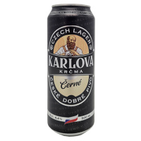 Пиво КАРЛОВА КРЧМА Темное фильтр пастериз 4,4% 0,5л ж/б