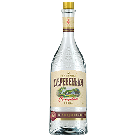 Водка Солнечная деревенька на спирте Альфа 40% 0,7л Россия