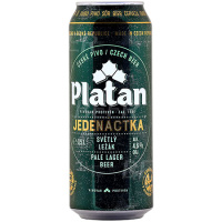 Пиво Платан 11-солод св/фильтр 4,6% 0,5л ж/б Чехия