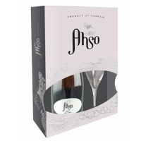 Вино игр Ахсо бел/брют 8,5-12% 0,75л ПУ+ бокал Грузия