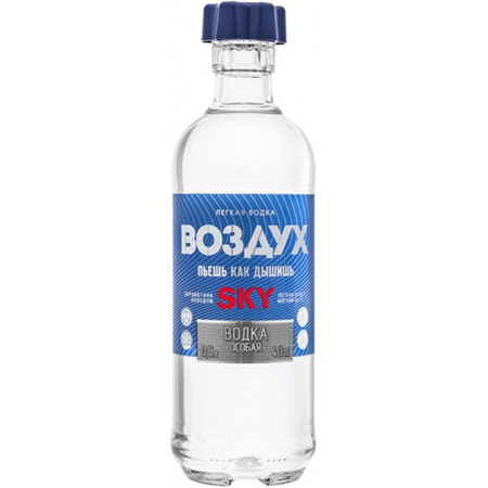 Водка Воздух легкая особая Скай 40% 0,2л Беларусь
