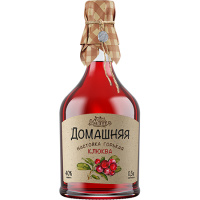 Настойка Домашняя Клюква горькая 40% 0,5л Россия
