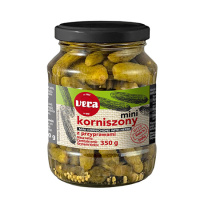 Корнишоны маринованные со специями Vera 350г ст/б