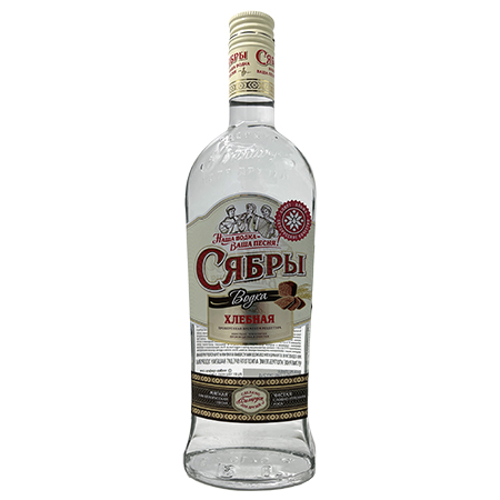 Водка Сябры Хлебная 40% 0,5л Беларусь